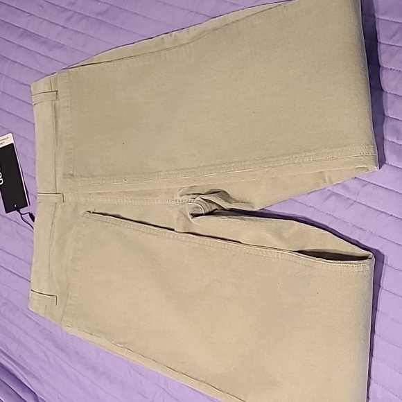 💚 NEW Olsen Women's Straight Mid-waist Pants Green Size XS. - Picture 4 of 9